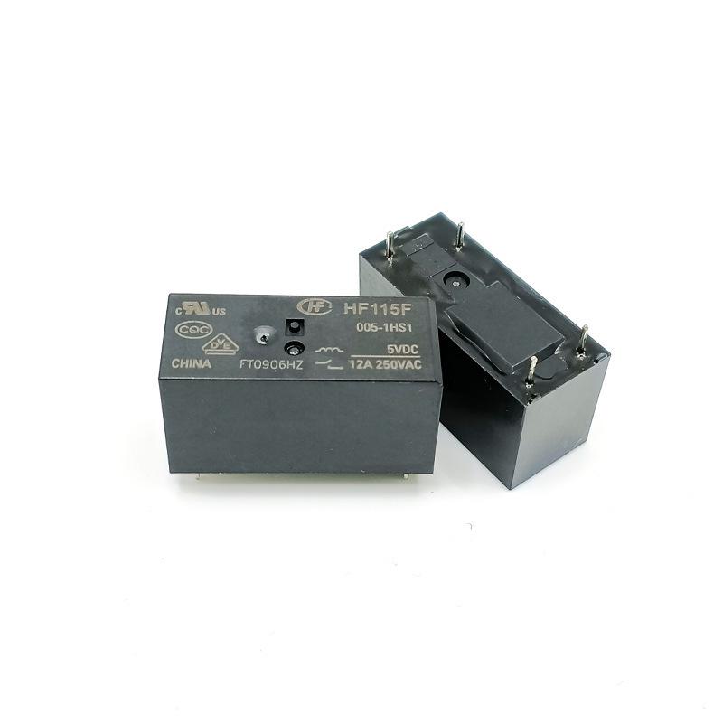 Hongfa Relay HF115F, 12A, 6-Pin, One Group NO, Sealed Type (005/012V/024V)