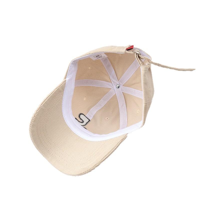 Casual versatile hat women's high-quality cotton embroidered baseball cap outdoor sports sun protection visor cap cap