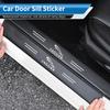 Car Door Sill Protector Stickers Carbon Threshold Strip Accessories For Jaguar XF XJ XFR XKR S-Type F-Type X-Type F-Pace I-Pace NN55