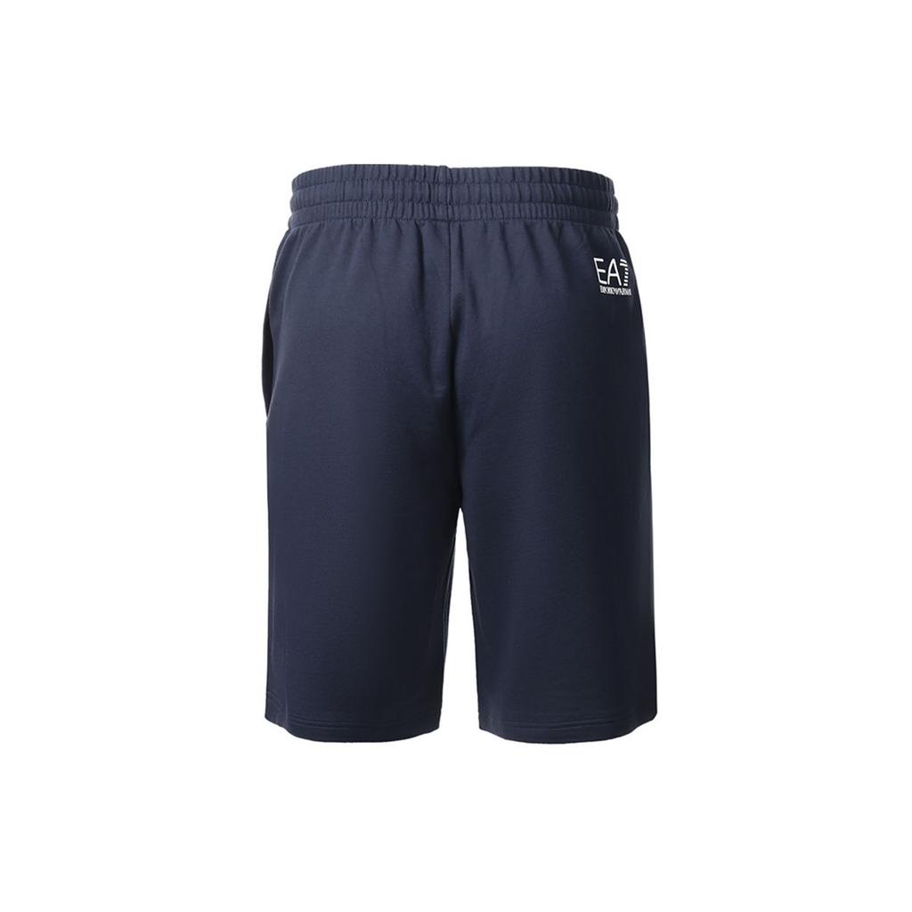 Emporio Armani EA7 Letter Print Casual Shorts Men Shorts Navy-Blue 3HPS57-PJ05Z-1554