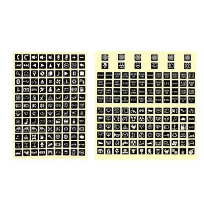 Car Luminous Stickers Multifunction Button Stickers Switches Label Decals