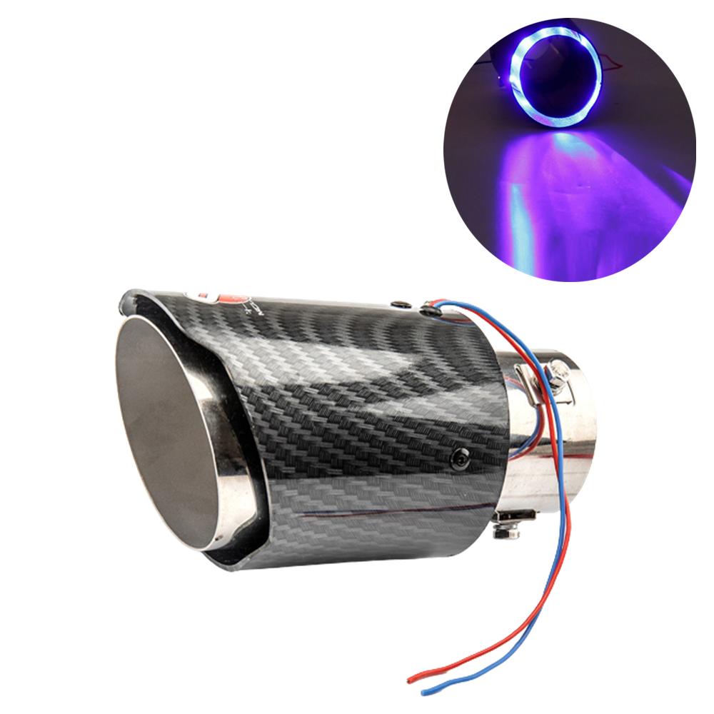 

Led Exhaust Systems Pipe Escape With Light Exhuast Systems Auto Car Exhaust Backlight Accessories 63-65mm Pipe Nozzle Luminous синій