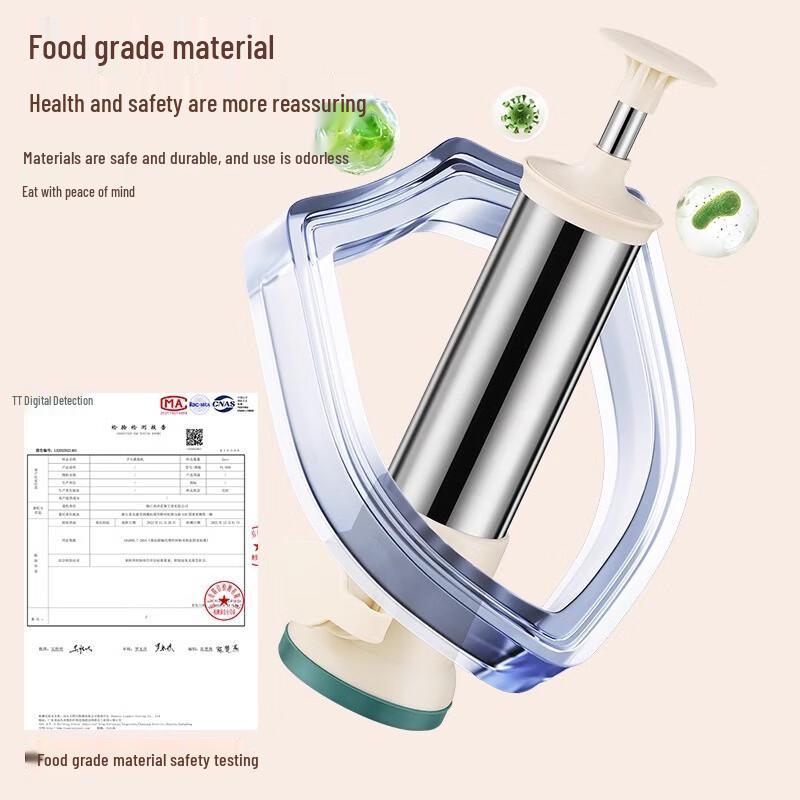 ZISIZ Stainless Steel Manual Sausage Stuffer