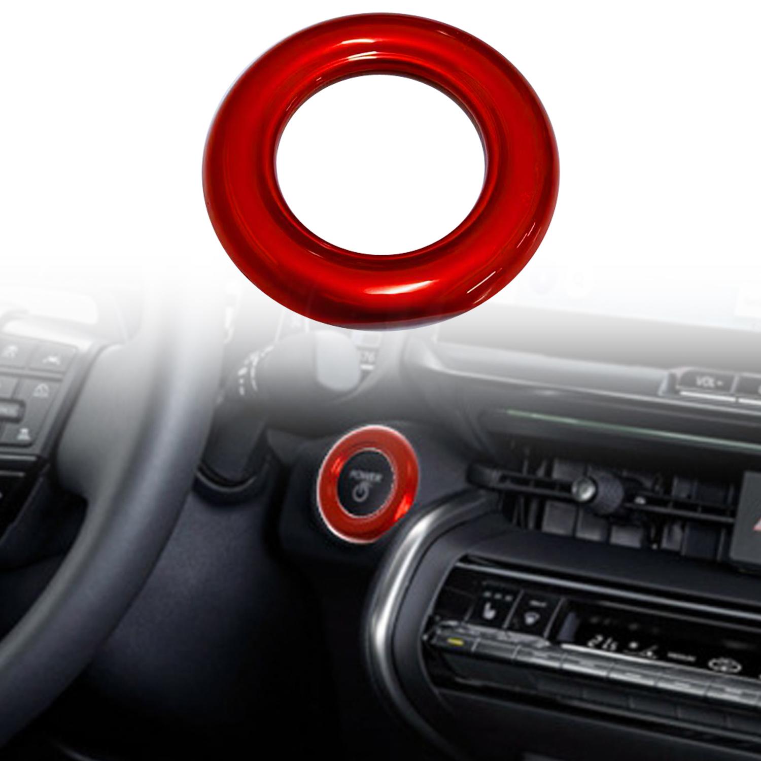 For Toyota C-HR AX20 2024 2025 Car Accessories ABS Start Engine Stop Button Cover Trim 1PC