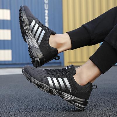 35-48 Men's/Women's Large Size Sneakers Ultra Lightweight Breathable Flyknit Cheap Clearance Sneakers