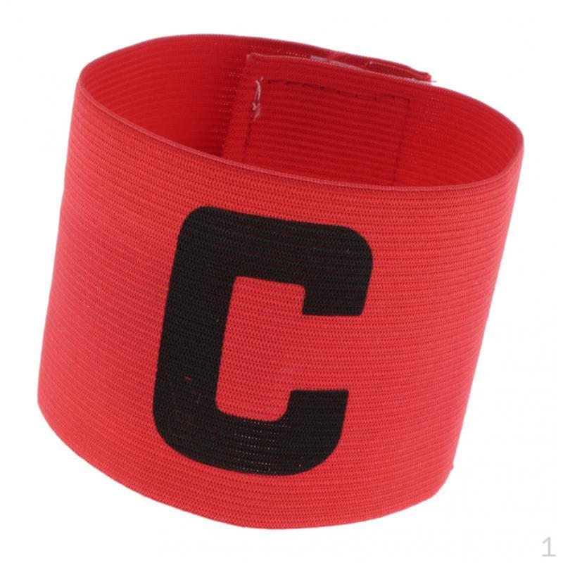 Капитанские повязки Высокоэластичная футбольная повязка со стикером Red1