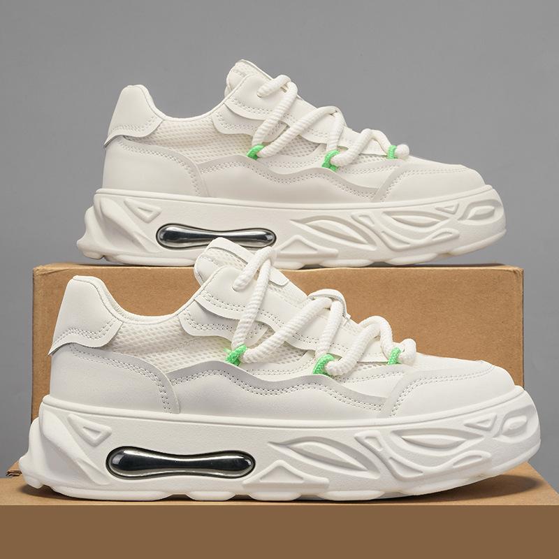 2025 Men's designer Shoes Summer breathable new mesh Sneakers Casual trendy bread board shoes Anti slip thick soled Sneakers