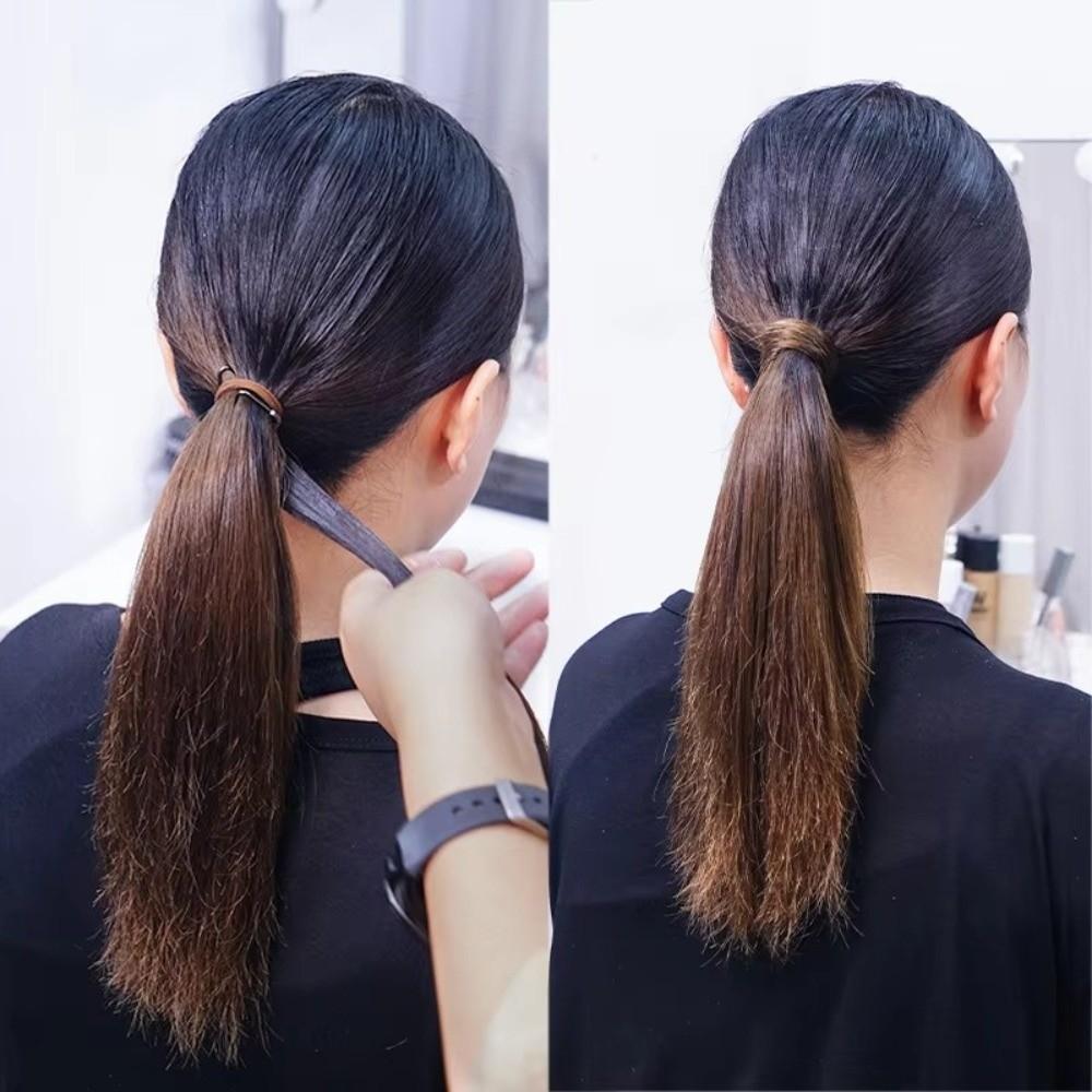 5/10Pcs High Elastic Design Ponytail Hair Bands Double Hooks Hair Bands  Dance Hairstyle