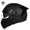 Flip-Up Motorcycle Helmet With Dual Visors ABS Full Face Men Women Scooter Riders