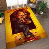 Halloween Horror Skeleton Clown Floor Mat Living Room Bedside Bedroom Decorative Carpet Home Decoration