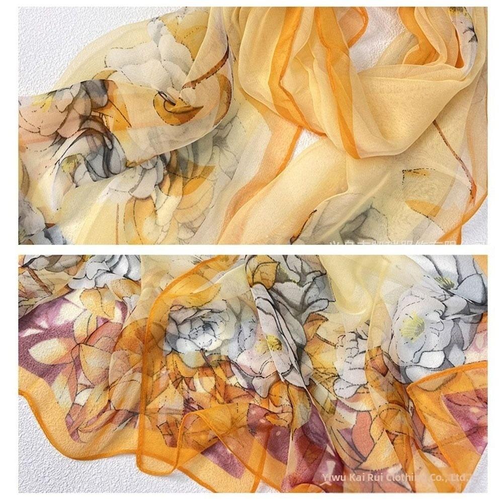 Sun-Resistant Beach Shawl Breathable Bandana Portable Sunscreen Hijab  for Women