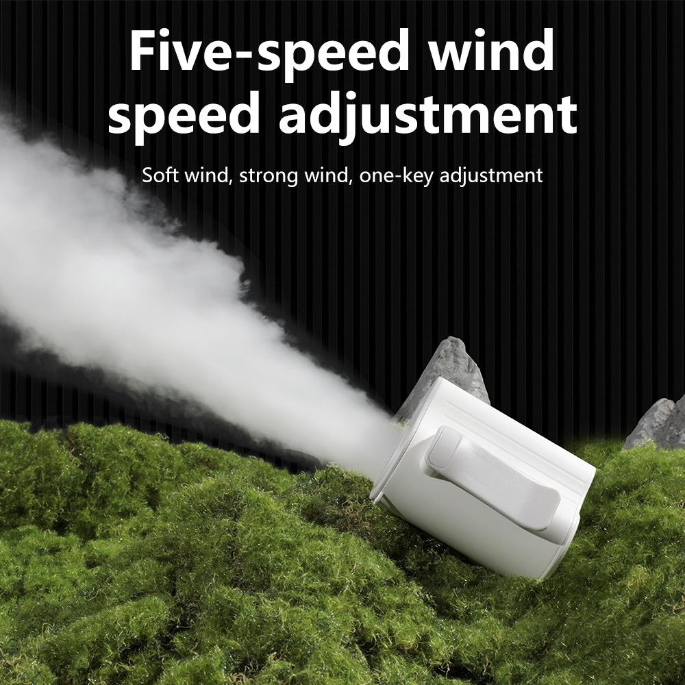 Portable Waist Clip Fan 100 Speeds Wearable Belt Fan 4000 Mah Mini Waist Fan for Outdoor Jobsite Farms Traveling Fishing