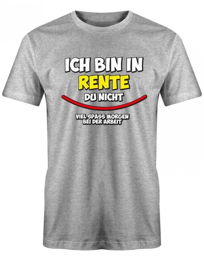 

Ich Bin in Rente Du Nicht Rentner TShirt Funny Pattern Print Tees Summer Fashion Casual Comfortable Soft Shortsleev Top 4XL