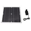 Solar Water Pump Kit 50W Solar Panel 22W Water Fountain Pump with Battery Box Timing Controller DC12V