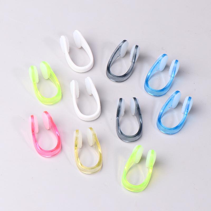 10pcs Swimming Nose Clip Professional Waterproof And Anti Slip Diving Nose Plug Nose Protection Swimming Diving Accessories