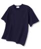 TI.GLAKE Plain Oversized Short Sleeve T-Shirt Navy