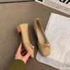Low order shoes for women's spring summer new flat bottom versatile shoes simple comfortable casual daily single shoes