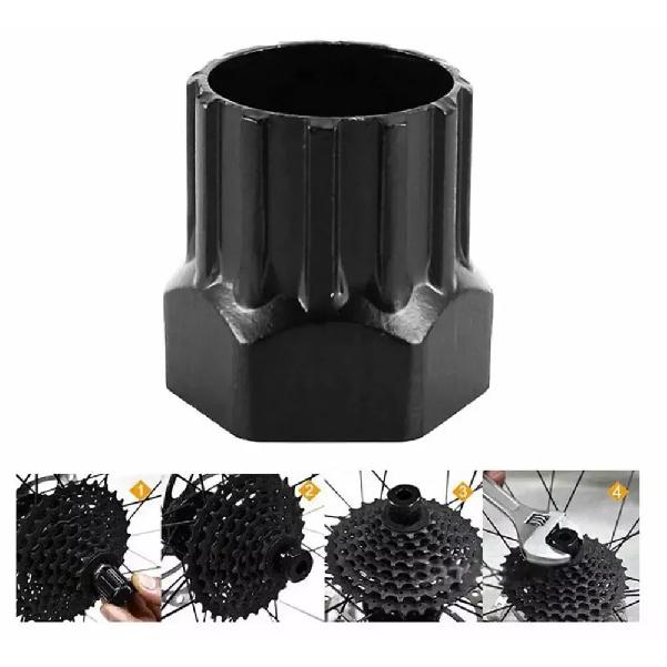 9PCS Bike Repair Tool Kit Crank Chain Cutter Extractor Freewheel Puller Crank Puller Spoke Wrench Complete Bike Maintenance Kits