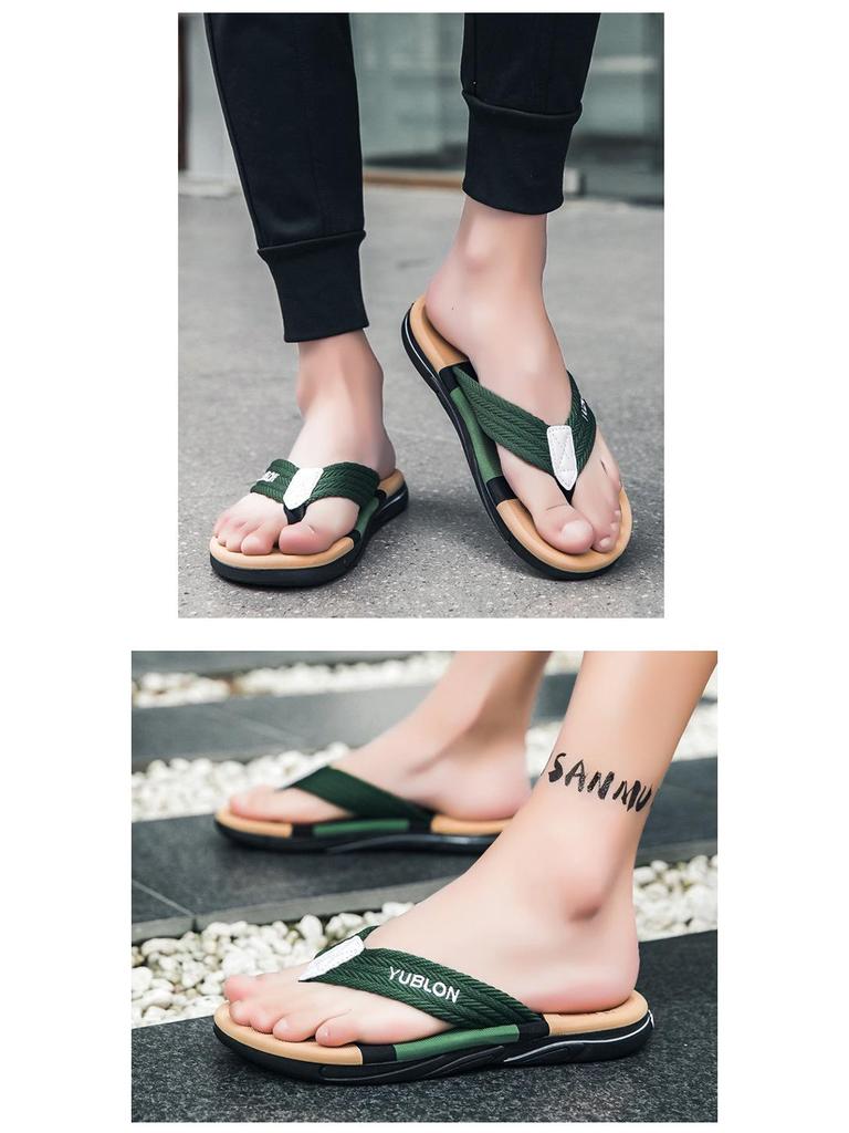 Men's Lightweight Summer Flip-Flops: Fashionable, Casual Beach Shoes In Trendy British Style