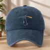 Curved Brim Dad Hat Washed Cotton Adjustable Hat Vintage Sun Protection Hat  For Men Women