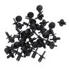 50PCS Car Body Fastener Rivets Replacement for 1 2 3 5 7 Series 51111908077 Bumper Clips Plastic Fasteners Push
