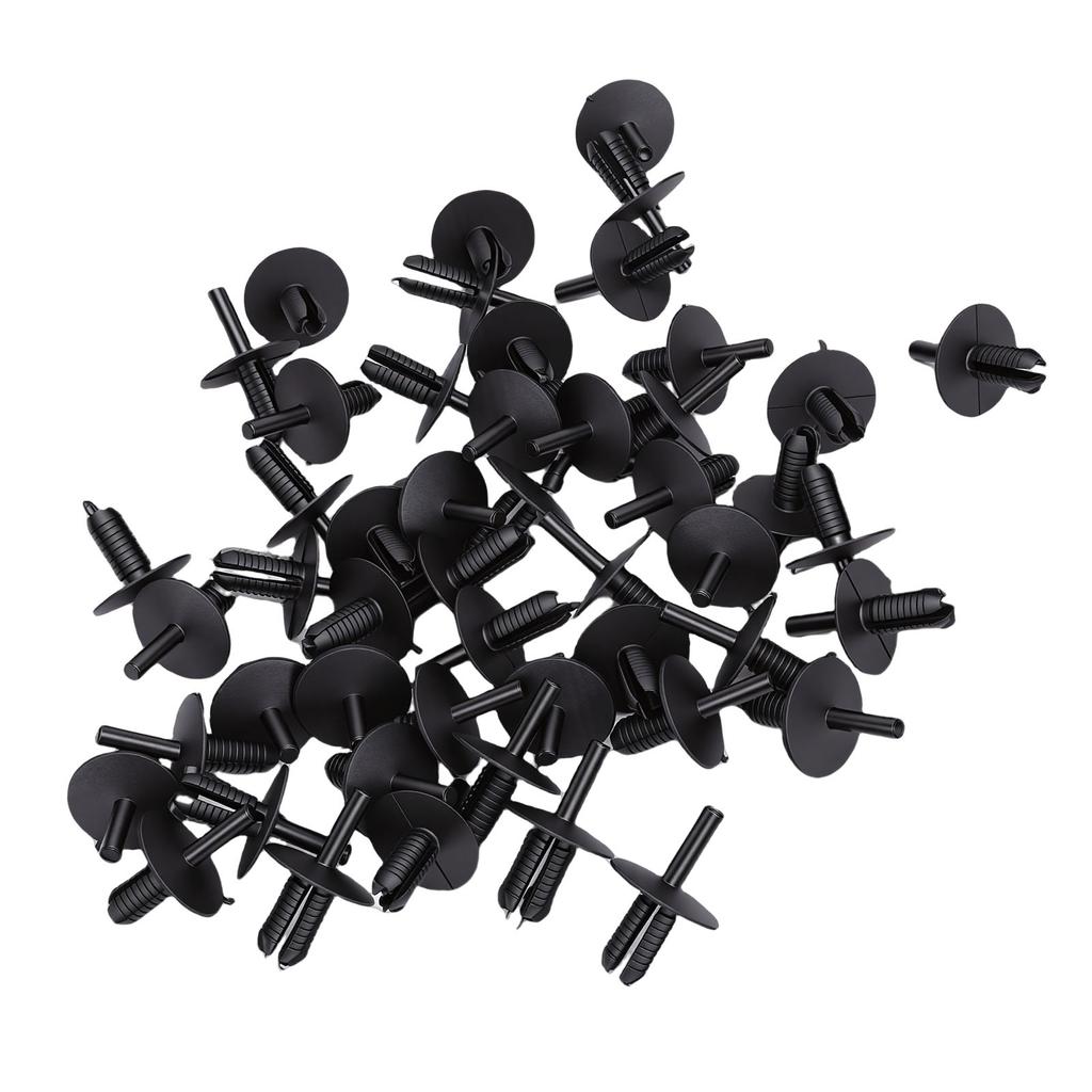 50PCS Car Body Fastener Rivets Replacement for 1 2 3 5 7 Series 51111908077 Bumper Clips Plastic Fasteners Push