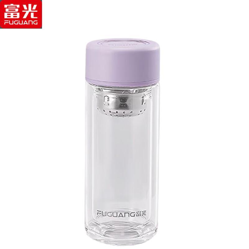Fuguang Yiyan Double-Wall Glass Tea Tumbler