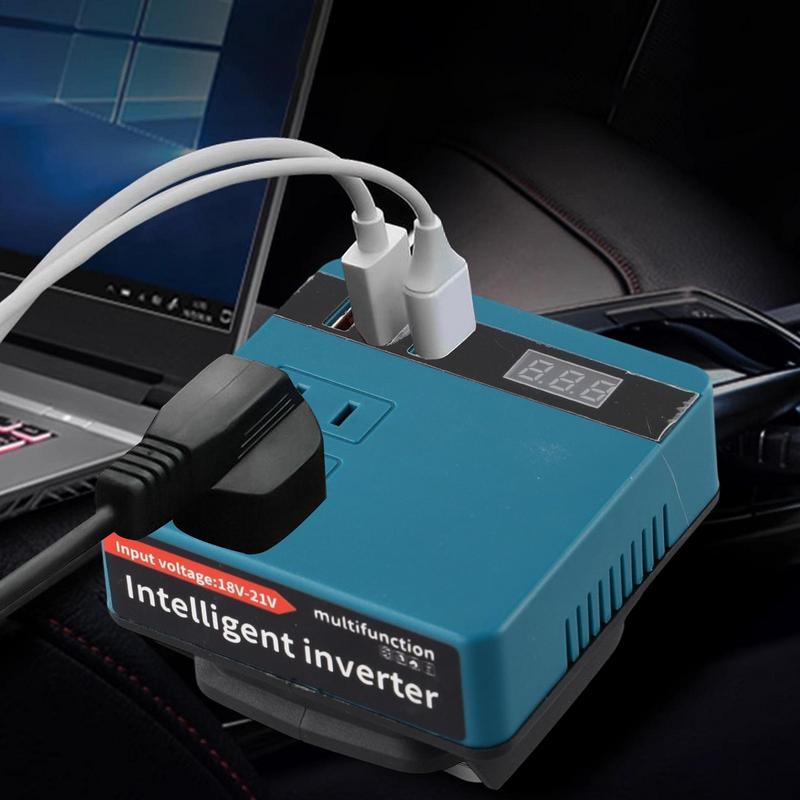 Smart Battery Inverter For Makita Household Battery Transformer Charger Adapter Battery Powered Outlet for Outdoor Work Inverter