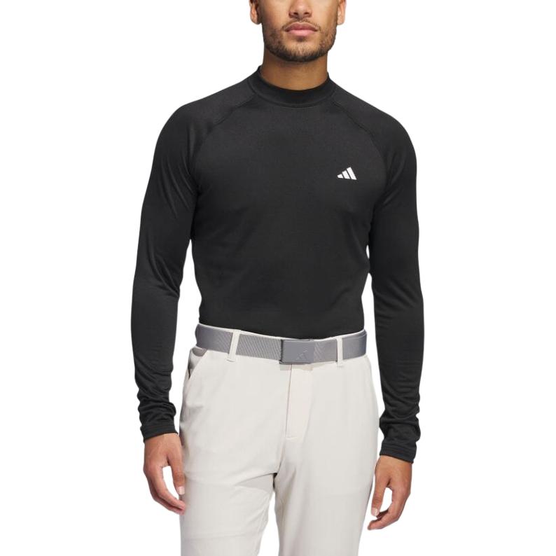 Adidas Cold.Rdy Mock Neck Pullover Simple Comfortable Long Sleeve T-Shirt Men Tops Black IW1388