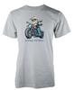 Bnwt Grumpy Tattooed Old Biker Motorbike Novelty Unique TShirt Adult Kids