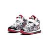 Nike LeBron 8 TD Graffiti Baby-Sneakers Weiß Schwarz Sportrot DH3241-001