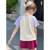 Foreign Trade Children's Clothing 2026 Summer New Style Girls' Cartoon Bear Korean Style Half-Sleeve Top Pure Cotton Round Neck Short-Sleeve T-Shirt