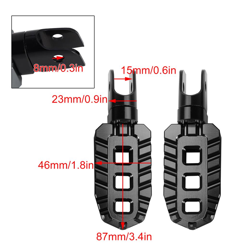 Front Footrests Foot Pegs fit for BMW R1300GS F900GS F800GS S1000XR 2023-2024