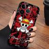 Anime One Characters Piece Black Soft Phone Cover Case for iPhone13 12 11 17 Pro Max 15 16 14 Plus 17Air XS XR