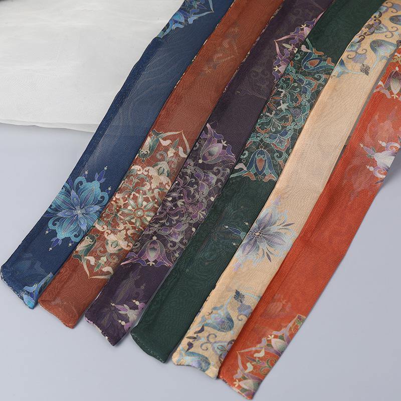 Restaurierte Farbe Traubenblütenvogel Schmetterling Hanfu Haarband