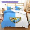 Set Copripiumino Trapuntato con Logo di Málaga Federa Decorazione per la Casa Regalo di Compleanno (1 * copripiumino + 2 * federa, senza nucleo)