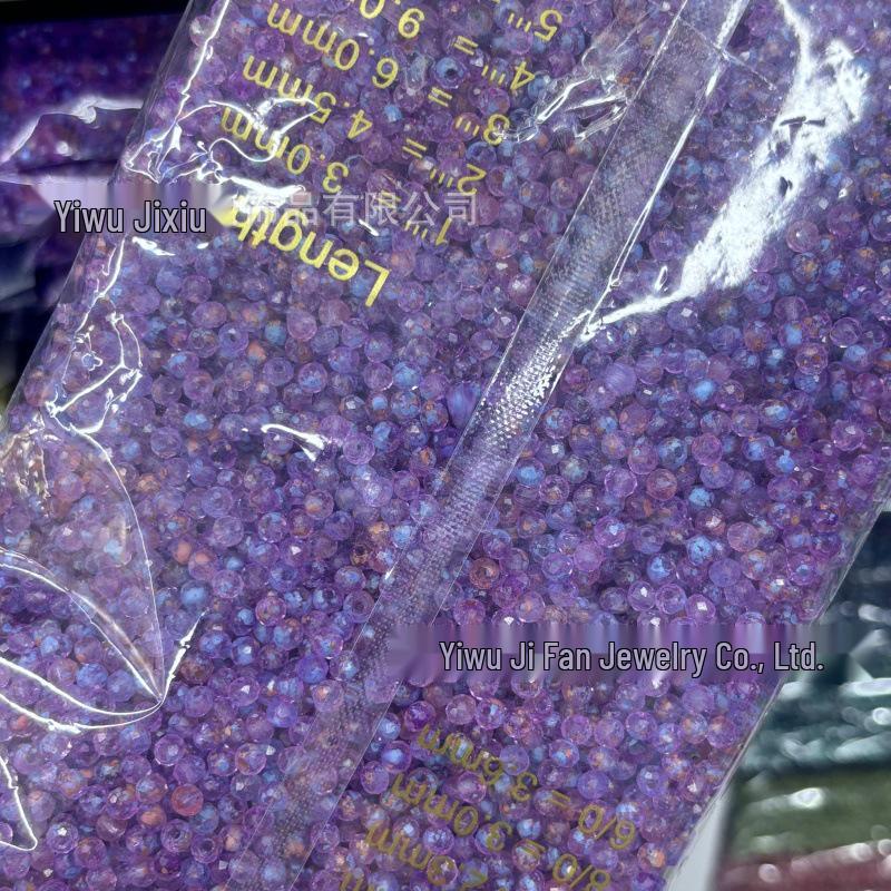 4mm Picasso Flat Crystal Beads for DIY Beading & Embroidery