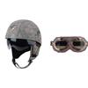 Vintage Personality Helmet Lens Standard Motorcycle Half Helmet Scooter Cruise Leather Helmet Prince Helmet