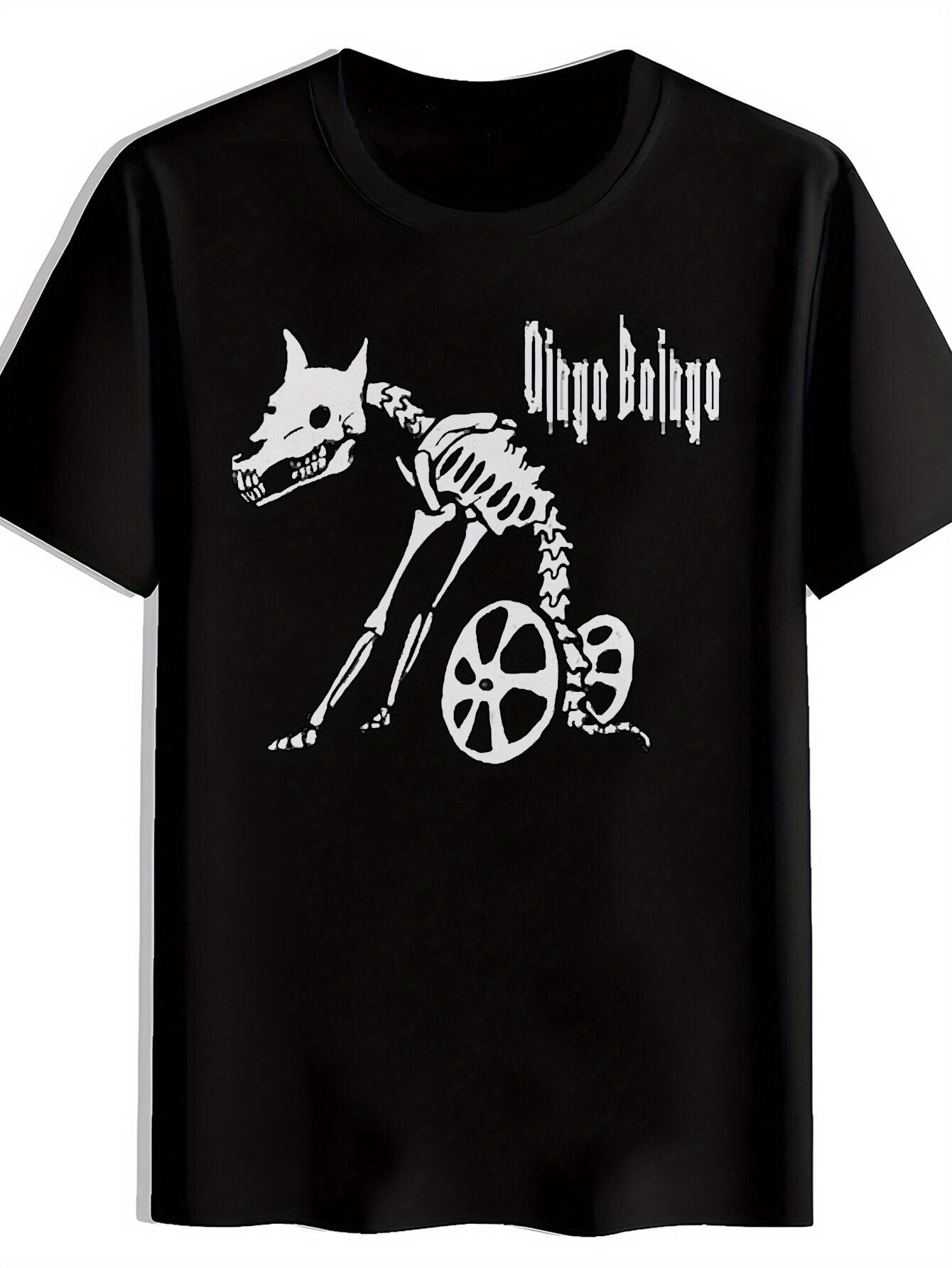 T-shirt Summer Casual Round Neck Animal-Themed XL