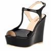 Fashion Women's Open Toe Sandals High Wedge Sexy Club Heel Shoes Dress Shoes Wedding Shoes