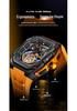 Orologio Sportivo SVJ da Uomo di Alta Gamma Scheletro 3D Luminoso Impermeabile al Quarzo