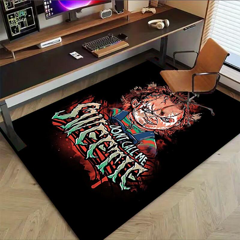 1 stuks Chucky Sweetie Tapijt, Kantoortapijt Buitenmat Huisdecoratie Vloerkleed Festival