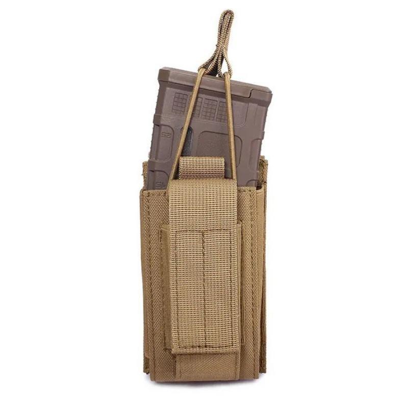 Tactical Molle Magazine Pouch Single Rifle Bag Laser Magazine Holder Waist Pack Military Hunting Gear