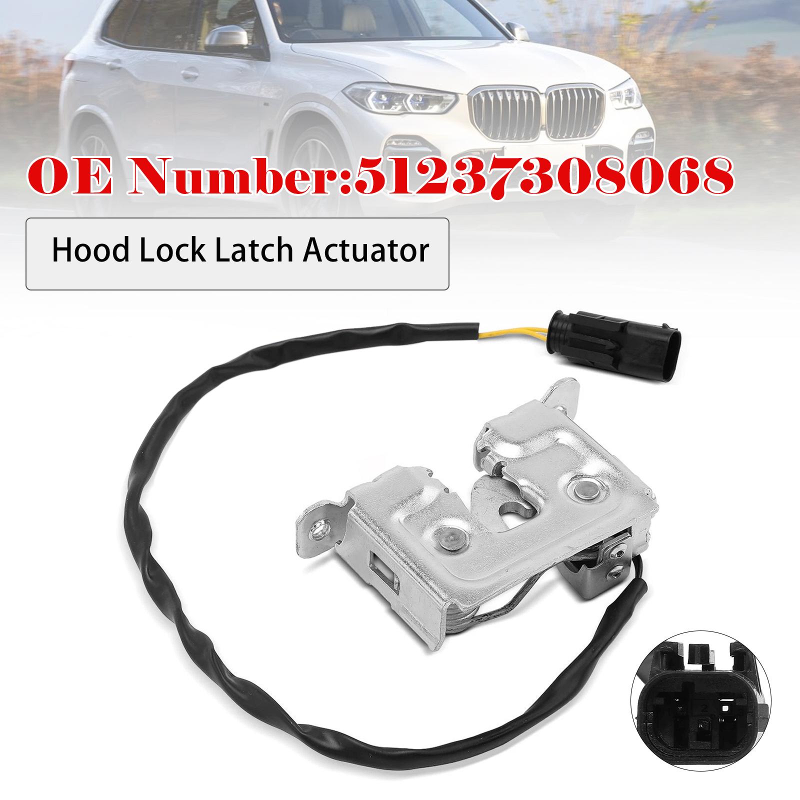 Right Side Hood Latch Lock 51237308068 for X5 2014-2018 F16 X6 2015-2018