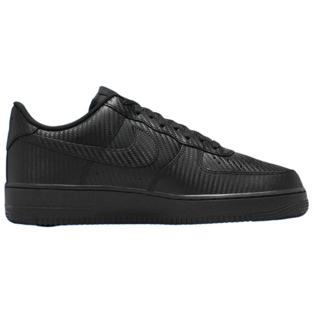 Nike Air Force 1 Low Svarte Karbonfiber Sneakers HF2886-001