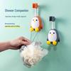 Universal Punch-Free Adjustable Cartoon Shower Head Holder for Children