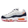 (WMNS) Air Max 95 'Navy Orange' Women's 307960-405