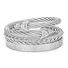 Geometrisches Offenes Armreif aus Titanstahl für Herren und Damen Trendiger Schmuck Geschenk für Reisen