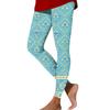 Damenmode, lässige, bedruckte Hose mit geradem Bein, ideal für Outdoor-Aktivitäten, Yoga und Yoga