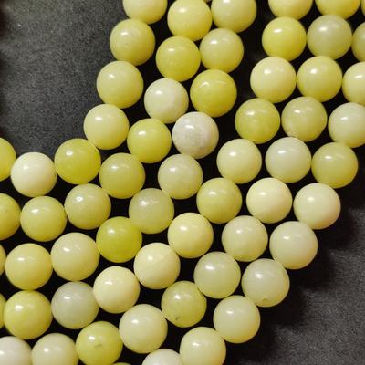 Hochwertige Serpentinperlen, lose Perlen, ganzer Strang mit 14–15 Zoll Perlen, Edelsteinperlen zur Schmuckherstellung, Perlen in den Größen 6 mm, 8 mm und 10 mm.